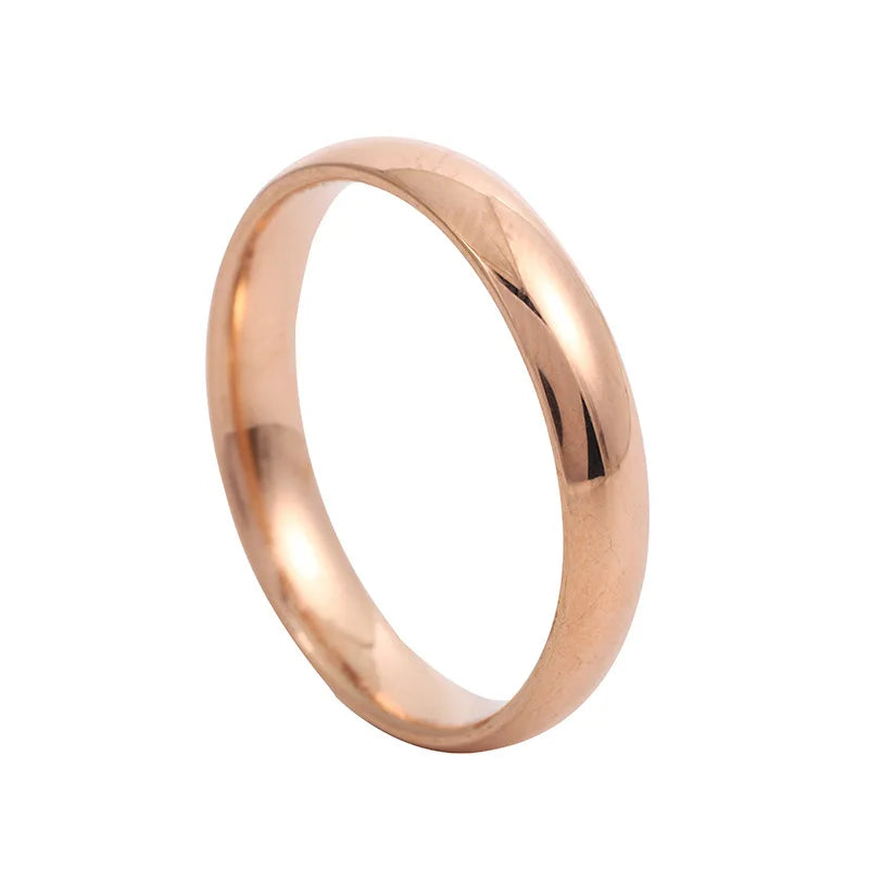6mm Titanium Unisex Minimalist Wedding Ring