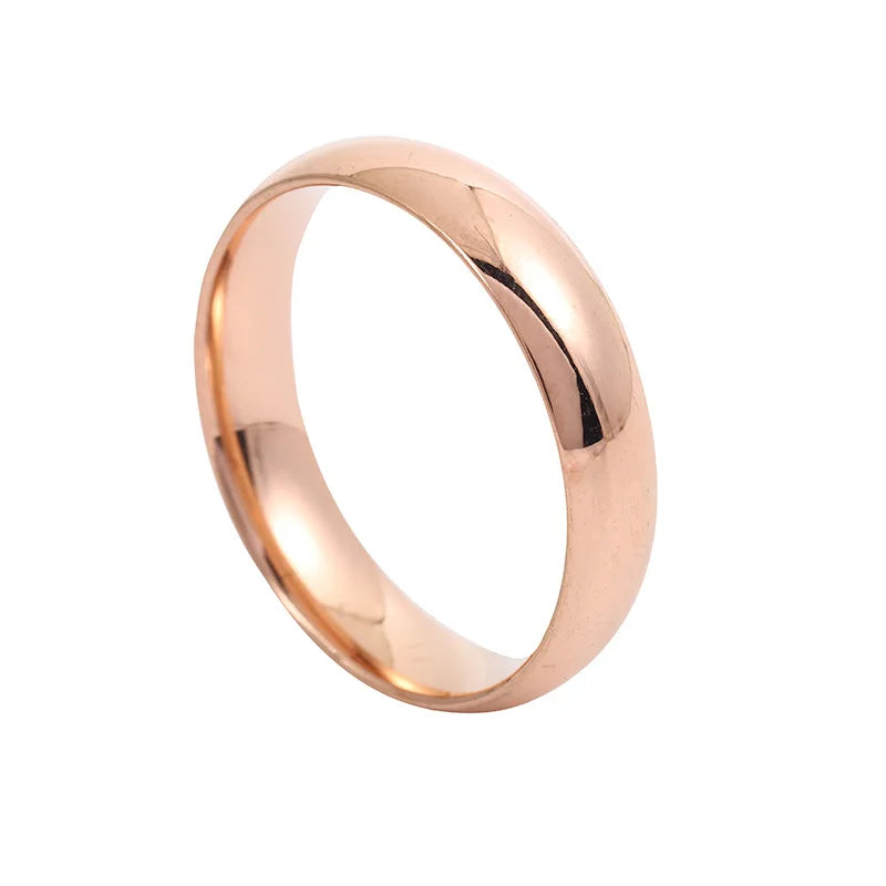6mm Titanium Unisex Minimalist Wedding Ring