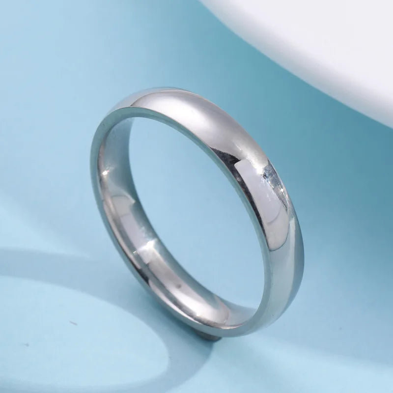 6mm Titanium Unisex Minimalist Wedding Ring