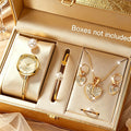 Women’s 6-Piece Heart Watch & Jewelry Set