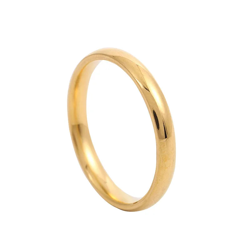 6mm Titanium Unisex Minimalist Wedding Ring