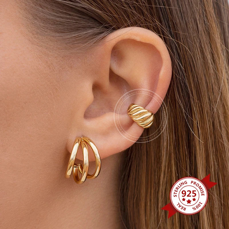 24K Gold-Plated Ear Cuff