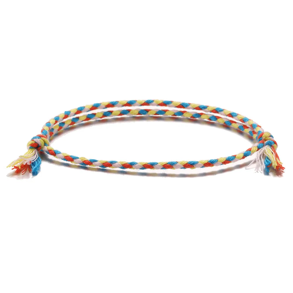Lucky Handmade String Bracelet – Tassel & Knot Design for Men & Women