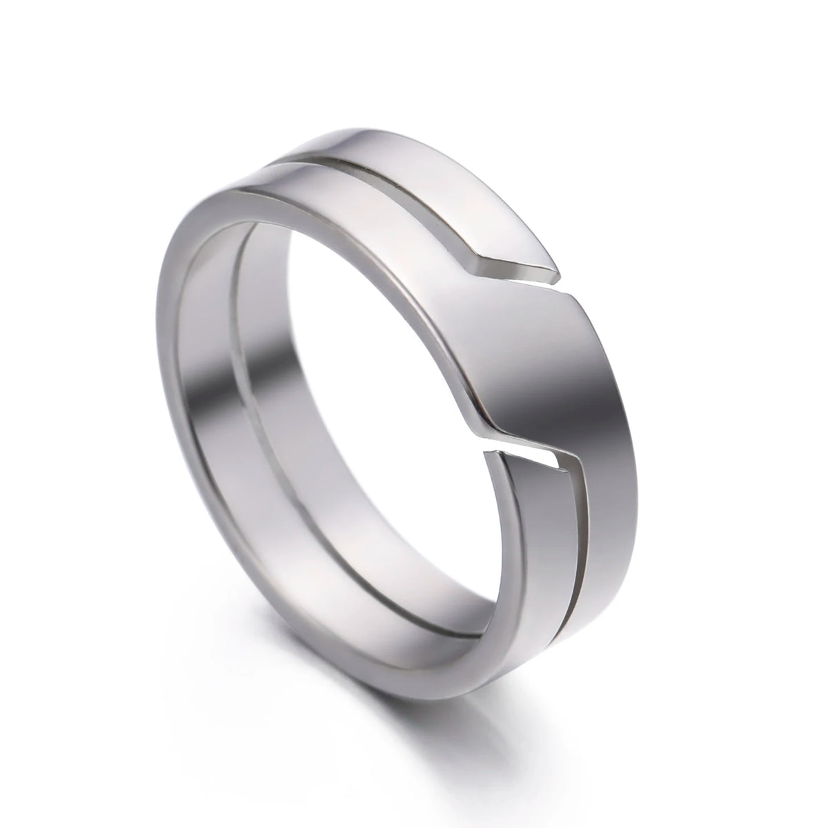 Black Stainless Steel Minimalist Unisex Ring