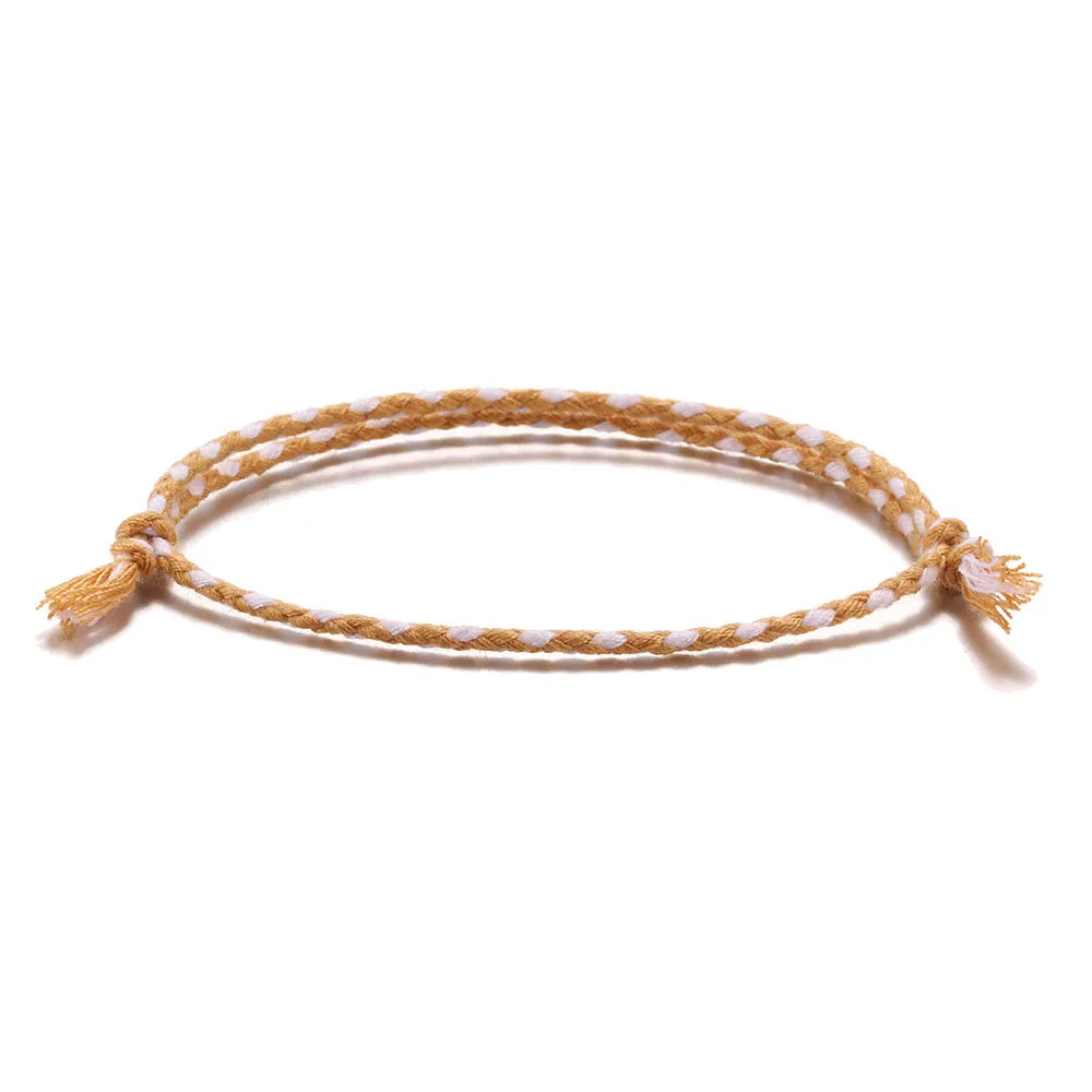 Lucky Handmade String Bracelet – Tassel & Knot Design for Men & Women
