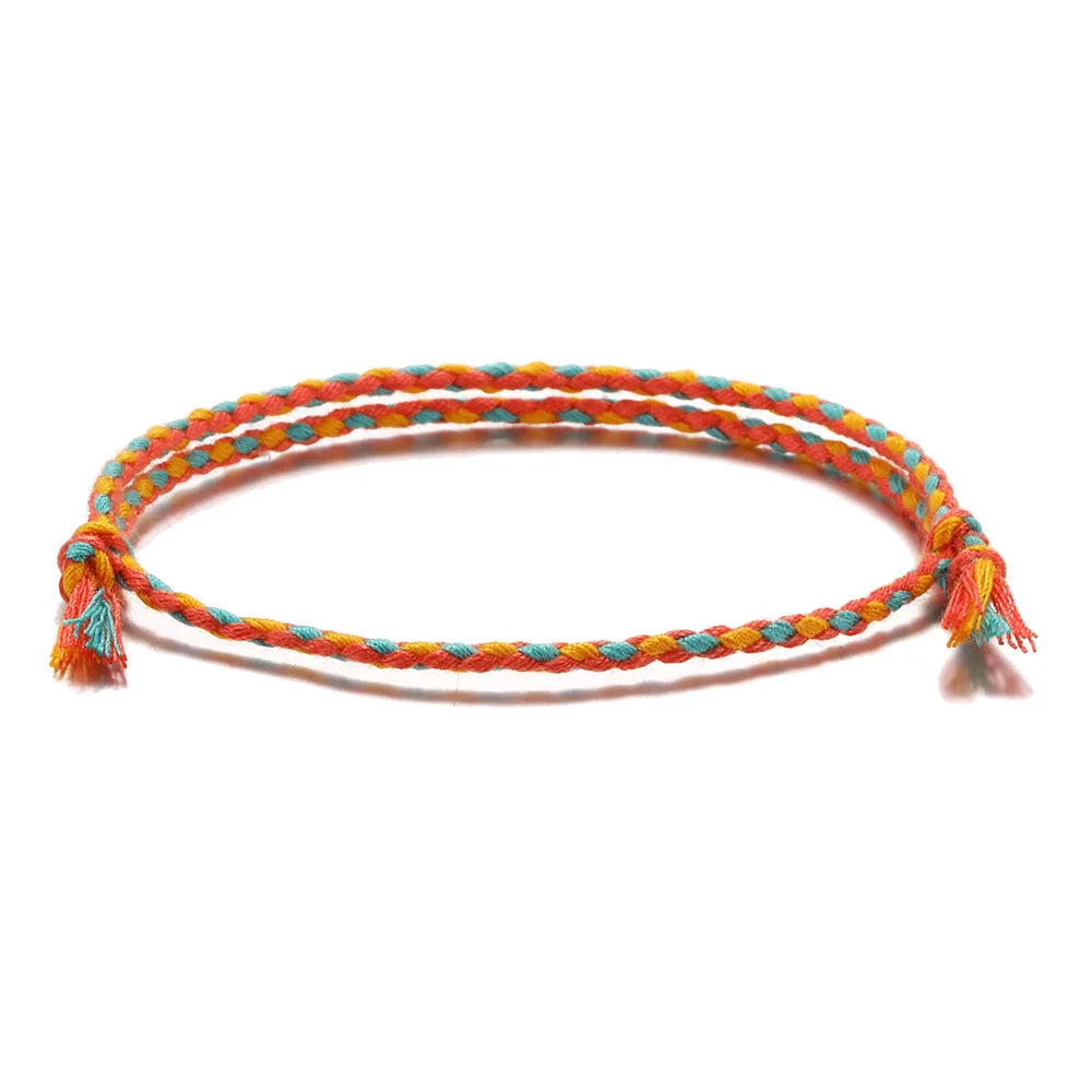 Lucky Handmade String Bracelet – Tassel & Knot Design for Men & Women