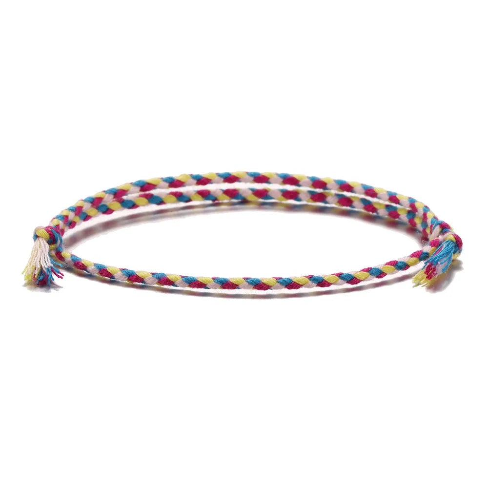 Lucky Handmade String Bracelet – Tassel & Knot Design for Men & Women