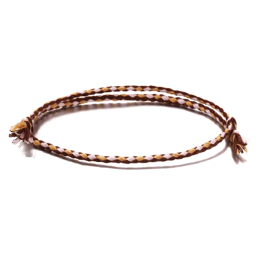 Lucky Handmade String Bracelet – Tassel & Knot Design for Men & Women