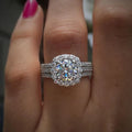 Elegant CZ Wedding Ring for Women