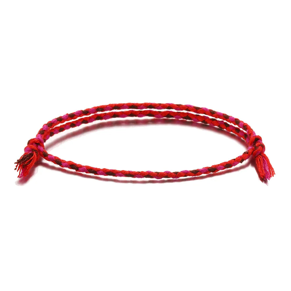 Lucky Handmade String Bracelet – Tassel & Knot Design for Men & Women