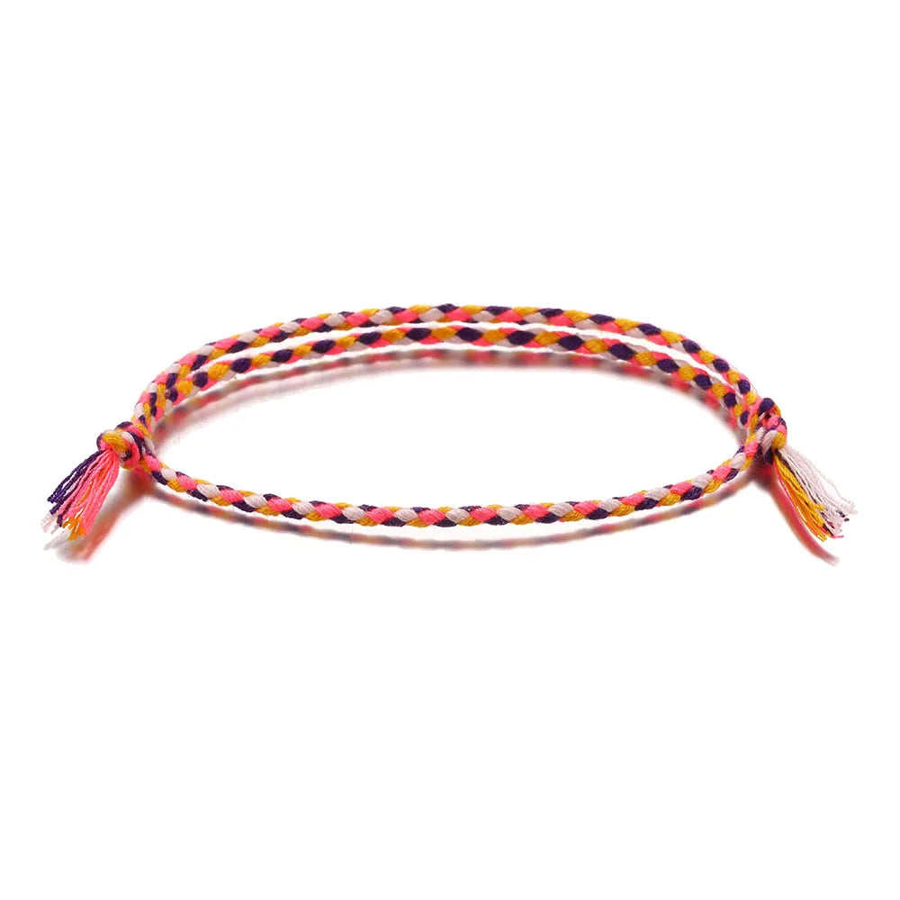 Lucky Handmade String Bracelet – Tassel & Knot Design for Men & Women