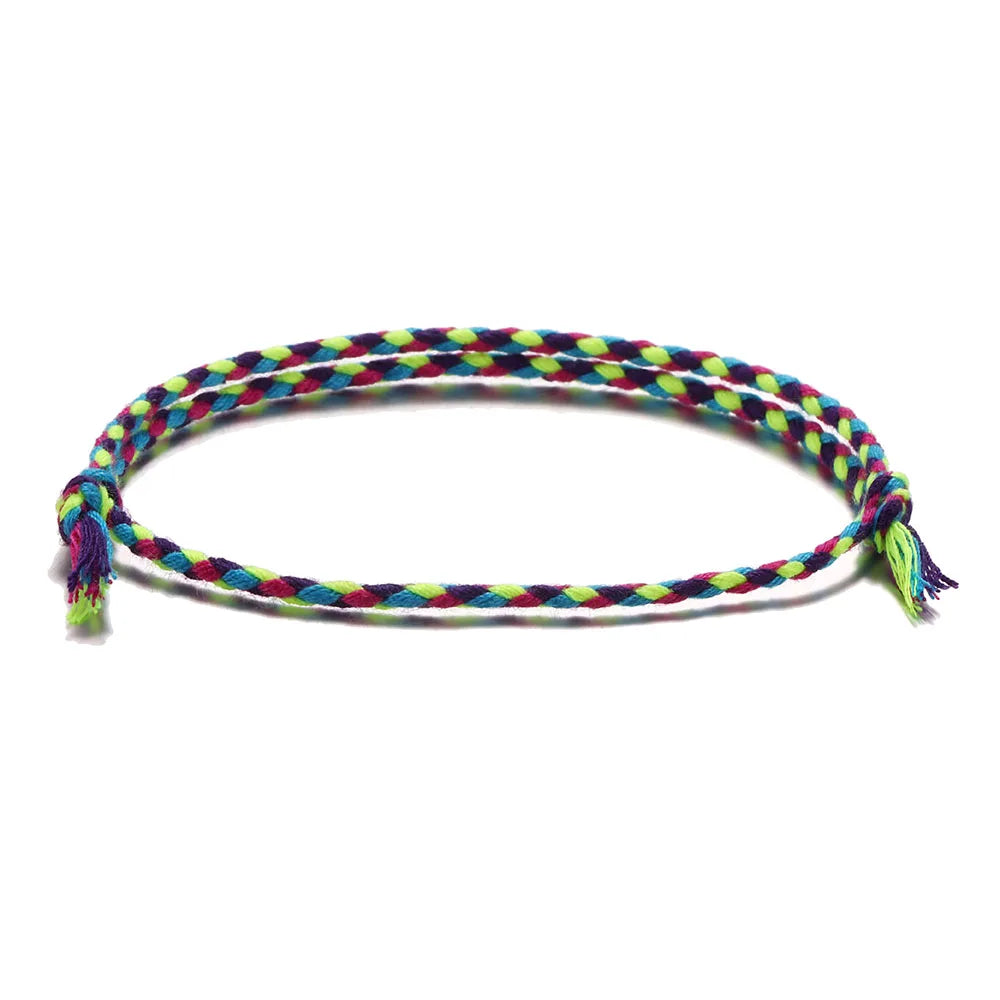 Lucky Handmade String Bracelet – Tassel & Knot Design for Men & Women