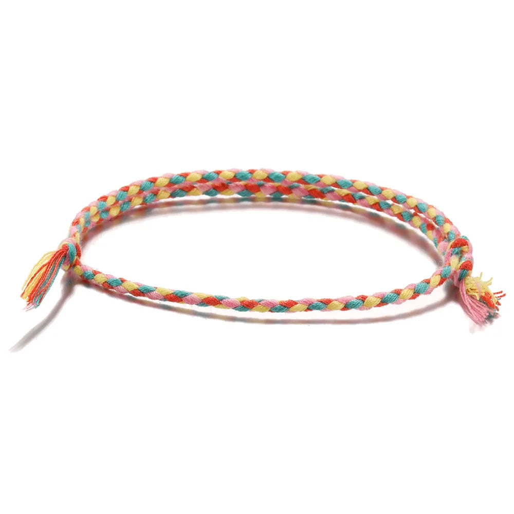 Lucky Handmade String Bracelet – Tassel & Knot Design for Men & Women