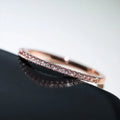Minimalist Thin Cubic Zirconia Women’s Ring
