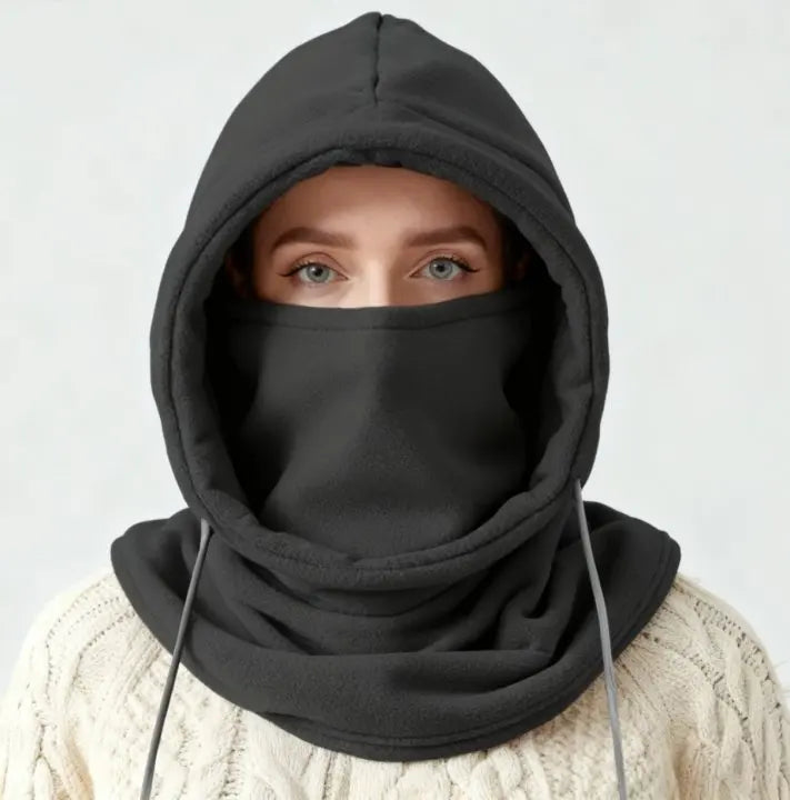 Winter Knit Balaclava Hood