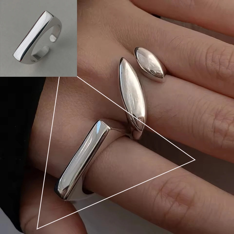 925 Sterling Silver Retro Flower Ring