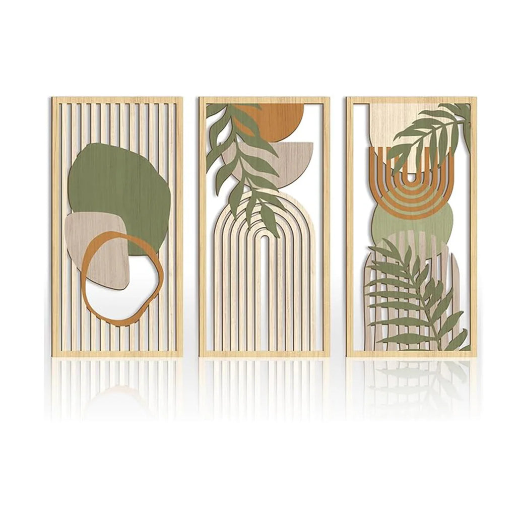 Bohemian Geometric Wooden Wall Art