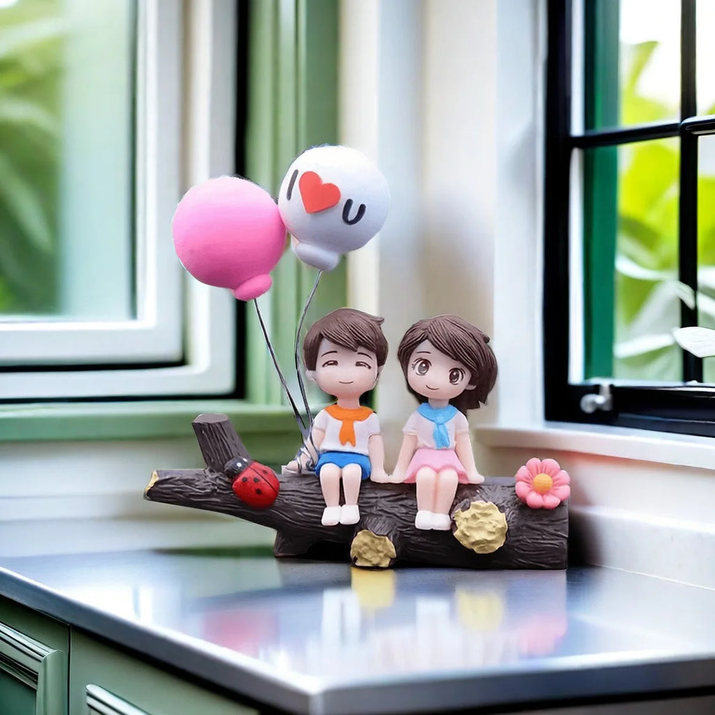 Tree Branch Couple Car Ornament