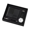 Men's Gift Set Combination Set Beautifully Decoration Watch Wallet Pen Set for Male Holiday Anniversary Fathers Day Couple