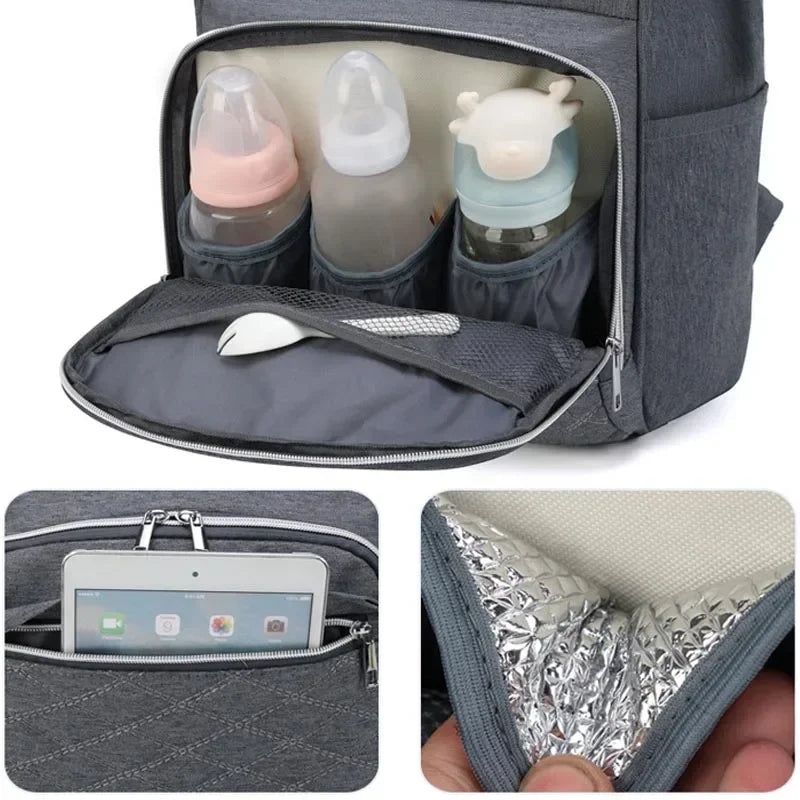 Large Diaper Backpack with Changing Mat