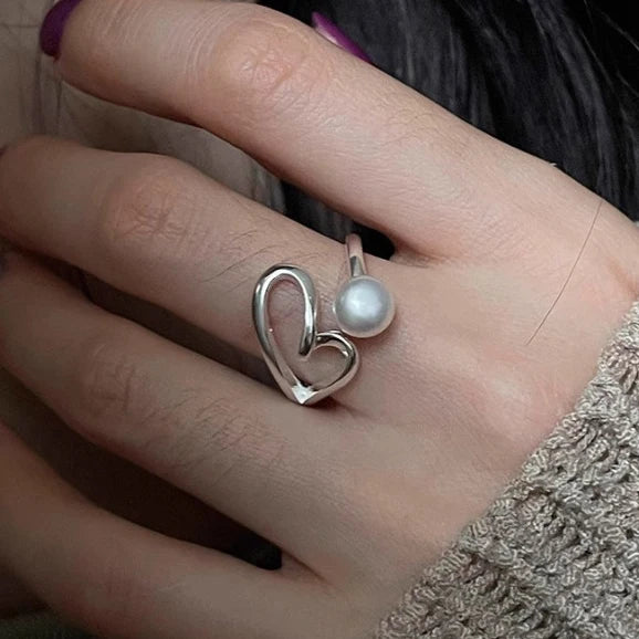 925 Sterling Silver Retro Flower Ring