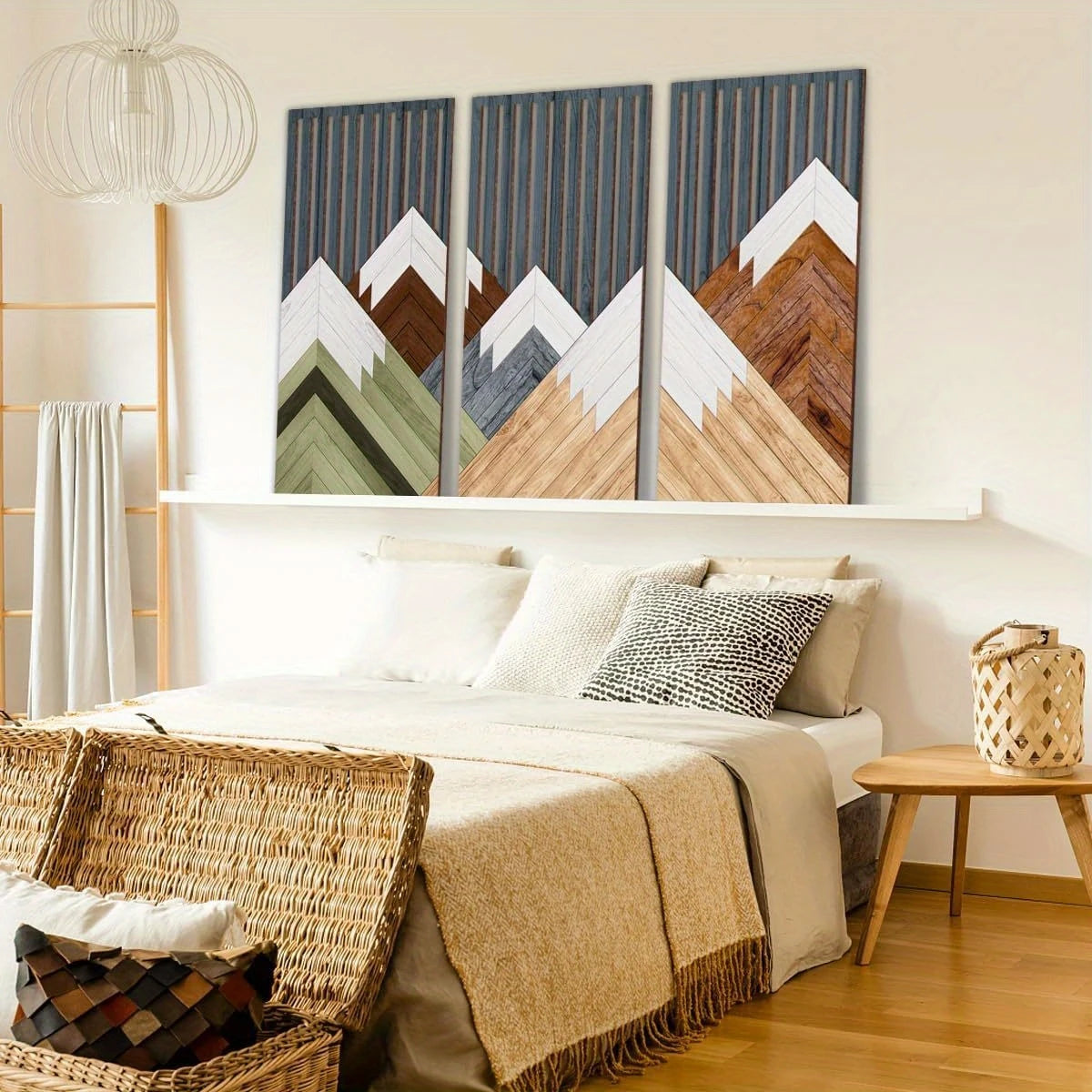 Boho Leaf Wooden Wall Hangings