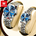 OLEVS 9931 Luxury Couple Quartz Watch