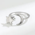 Sunflower Stainless Steel Spinner Fidget Ring