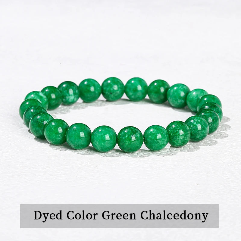 Natural Stone Bead Bracelet – Amethyst, Tiger Eye & Crystal Design for Men & Women