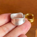 925 Sterling Silver Adjustable Open Ring