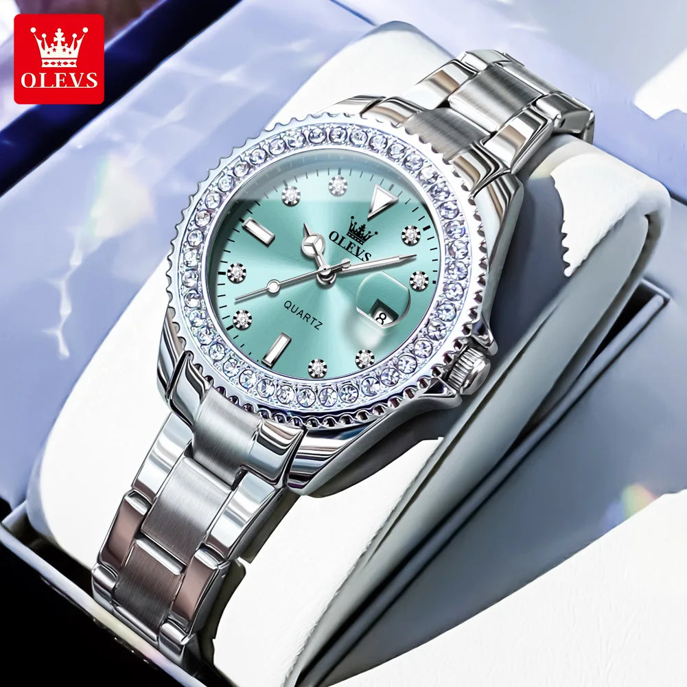 OLEVS Women’s Elegant Quartz Watch Gift Set