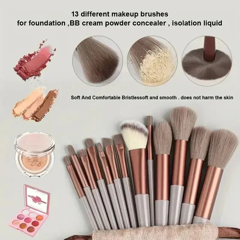 Soft Makeup Brush Set