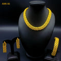 Gold-Tone Necklace and Earring Set