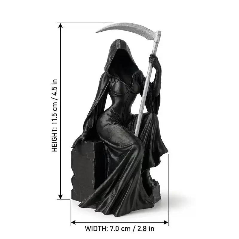 Sitting Reaper Figurine