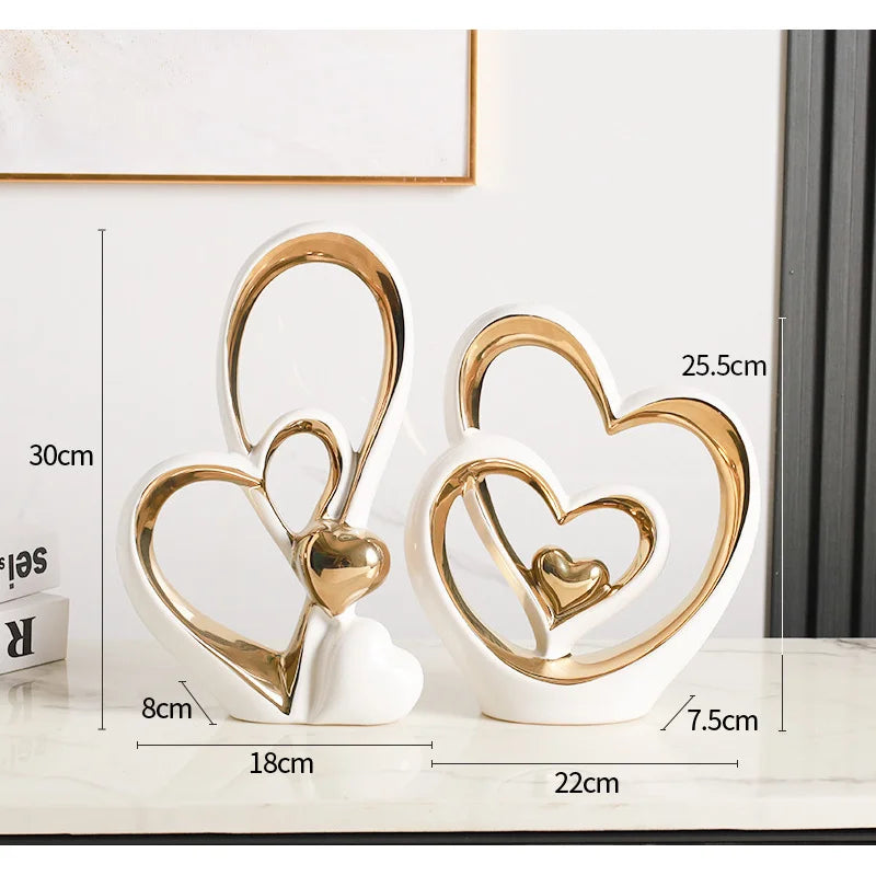 Heart-Shaped Decor Ornament