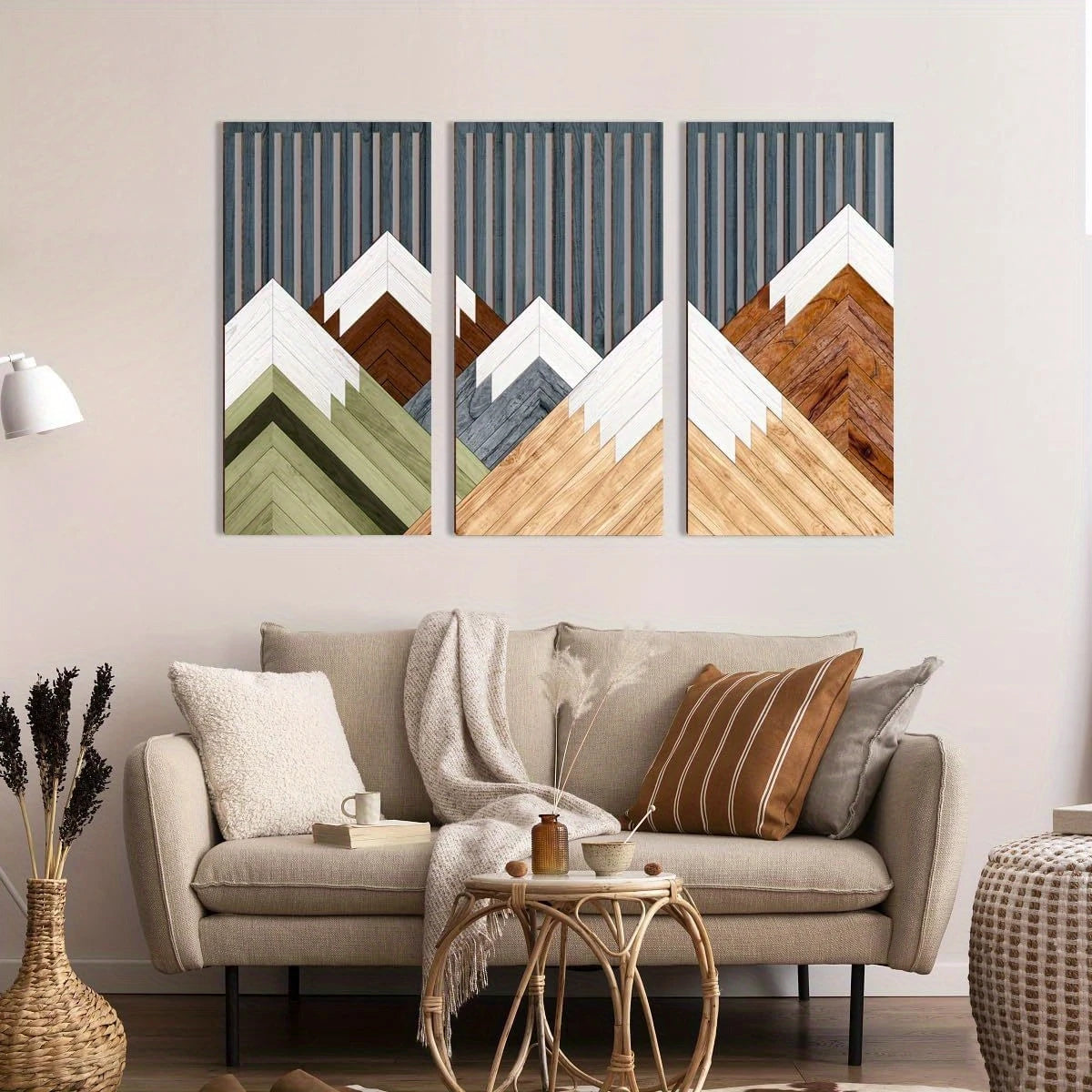 Boho Leaf Wooden Wall Hangings