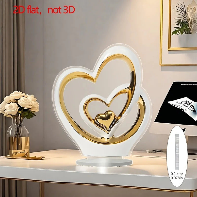 Heart-Shaped Decor Ornament