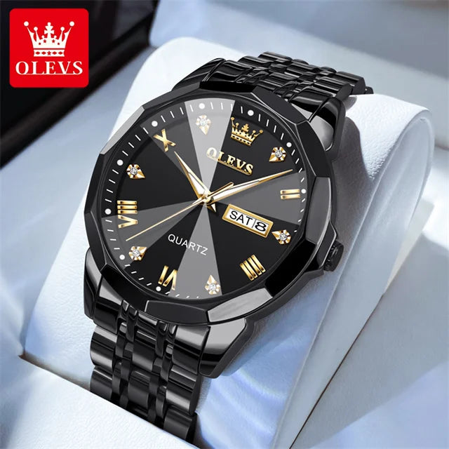 OLEVS 9931 Luxury Couple Quartz Watches