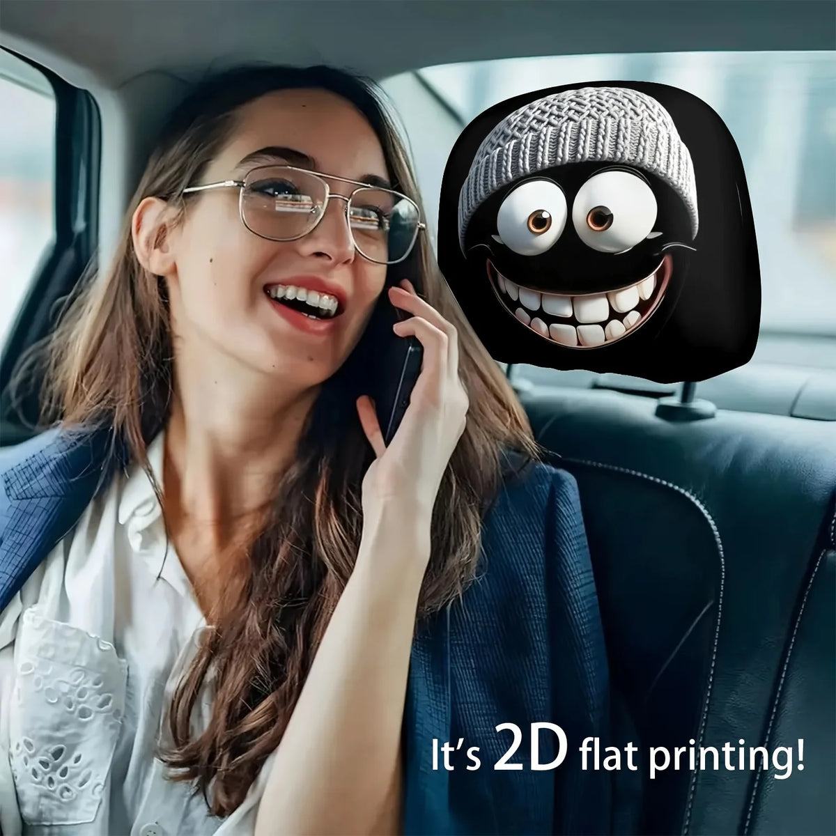 Knitted Car Headrest Covers