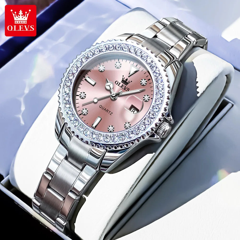 OLEVS Women’s Elegant Quartz Watch Gift Set