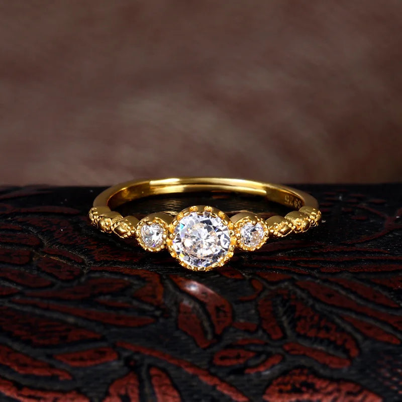 Sterling Silver Hollow Love Heart Ring for Women