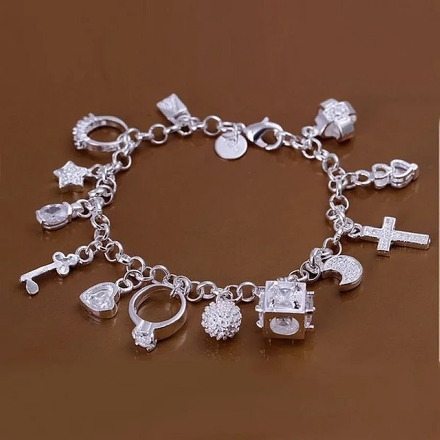 925 Sterling Silver Chain Bracelet for Men & Women – Elegant Classic Design
