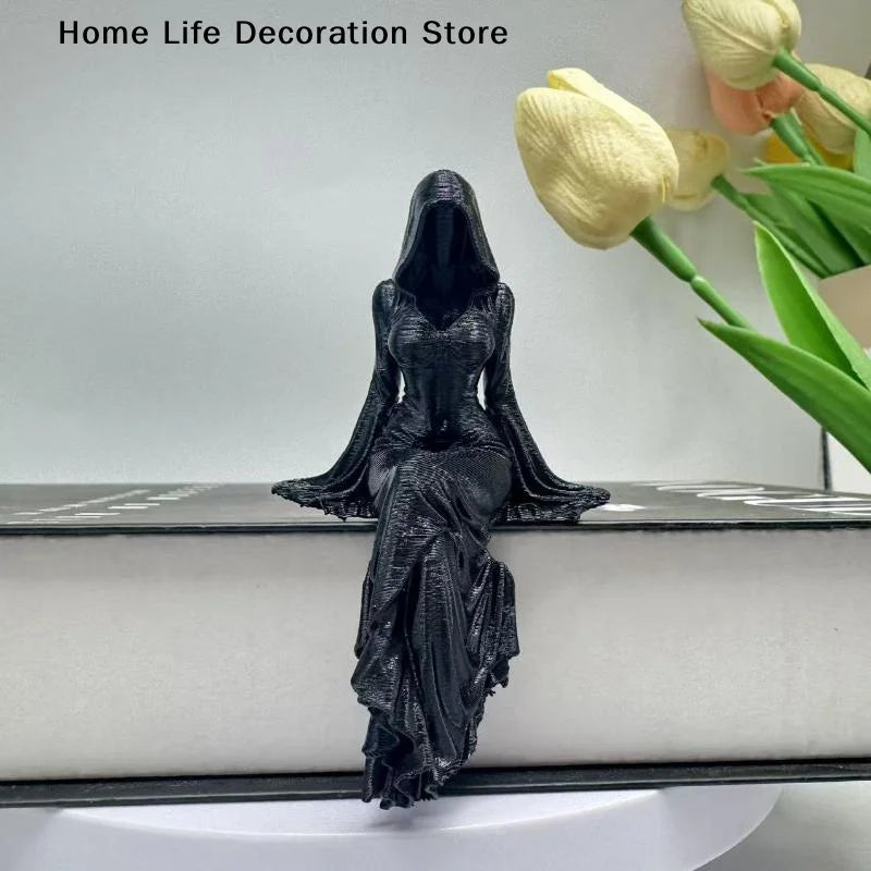 Sitting Reaper Figurine