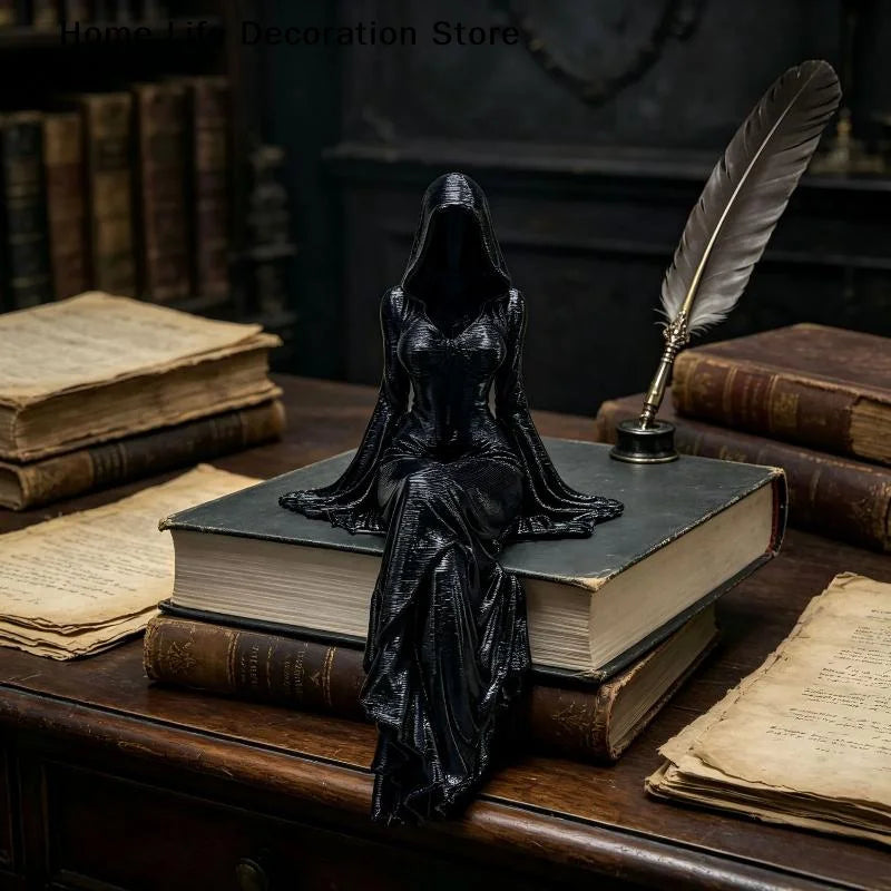 Sitting Reaper Figurine