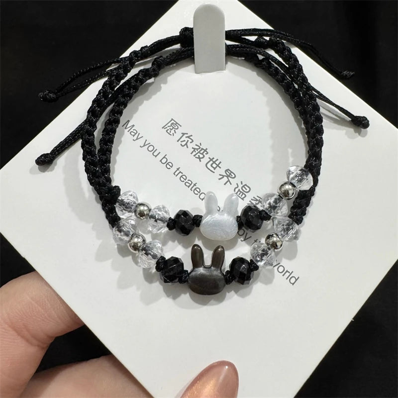 Cute Resin Star Bracelet – Braided Design for Men & Women