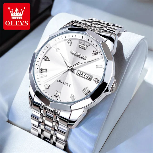 OLEVS 9931 Luxury Couple Quartz Watches