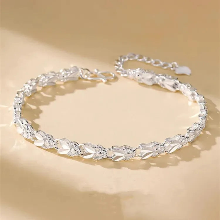 925 Sterling Silver Chain Bracelet for Men & Women – Elegant Classic Design