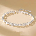 925 Sterling Silver Chain Bracelet for Men & Women – Elegant Classic Design