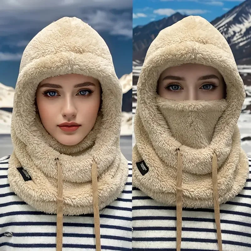 Winter Fleece Balaclava Hood