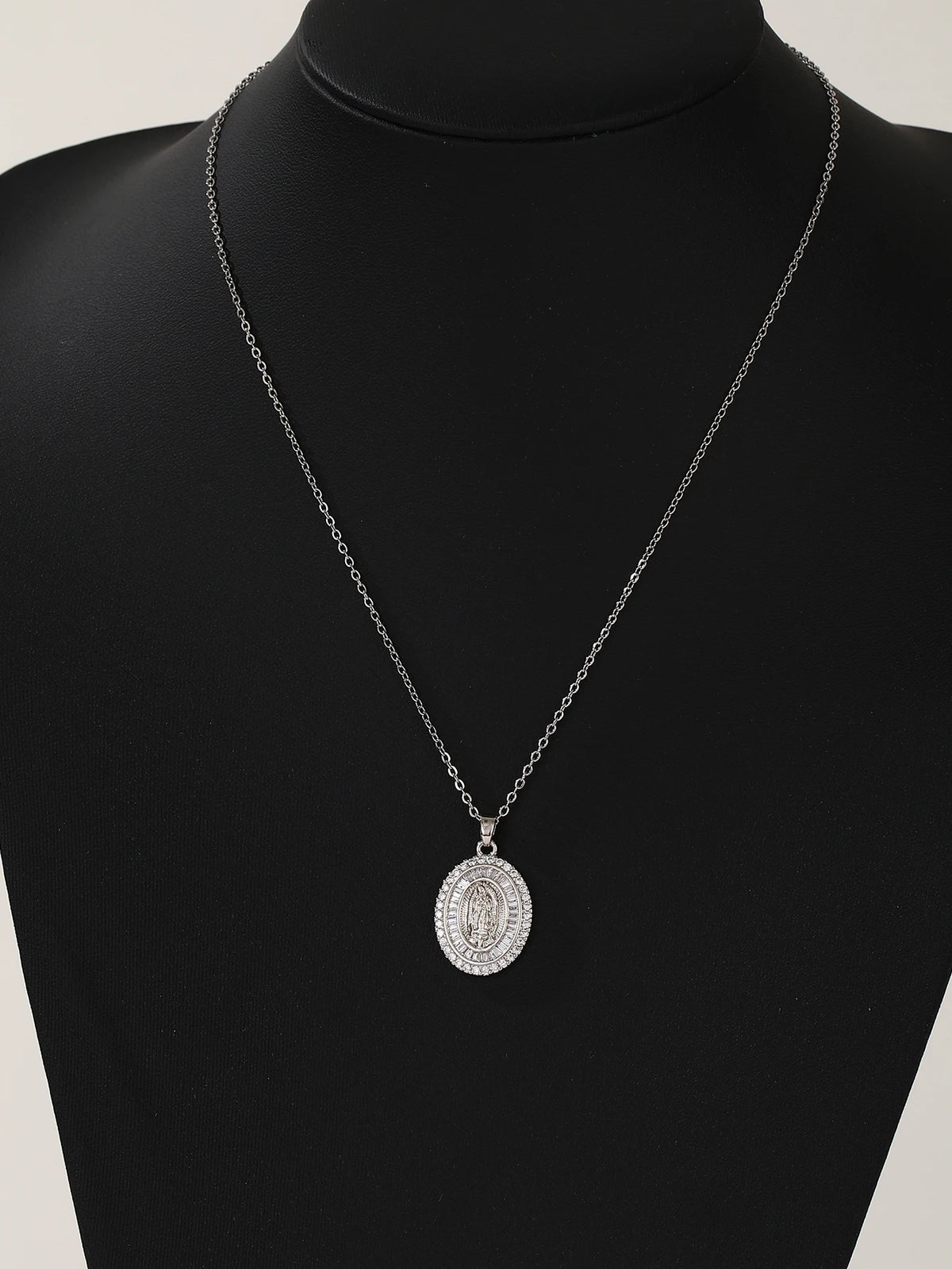 Gold Plated Multicolor CZ Pendant Necklace